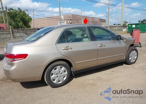 2003 Honda Accord 2.4 Lx z USA, uszkodzony, nr VIN 1HGCM56323A107955